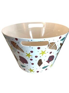 Temptations By Tara Melamine Multicolor Seashells Tailgate Summer Beach Party  D